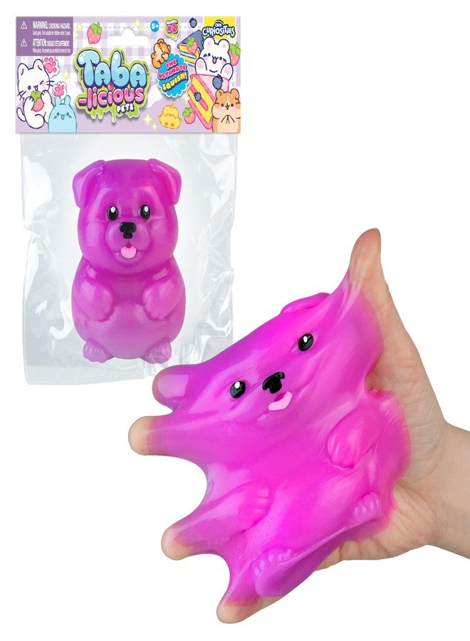 ذي أورب فاكتوري لعبة ORB Tabalicious Pets Big TABA Squishy Dog - لعبة حيوانات TABA Squishies لطيفة وناعمة ولزجة - اضغط عليها واستمتع باللعب وتخفيف التوتر - ألعاب حسية ممتعة للأطفال والكبار - Image 1